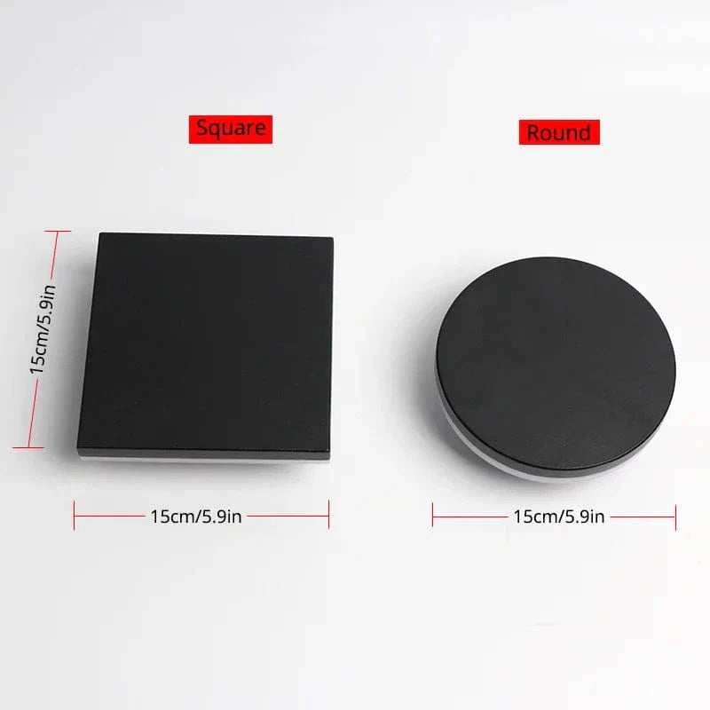 IP65 Vattentät LED Vägglampa – Utomhus Vägglampa – Dekorativ - Hållbar - Energieffektiv - Idealisk för Trädgård, Veranda, Korridor, Badrum Carvallo