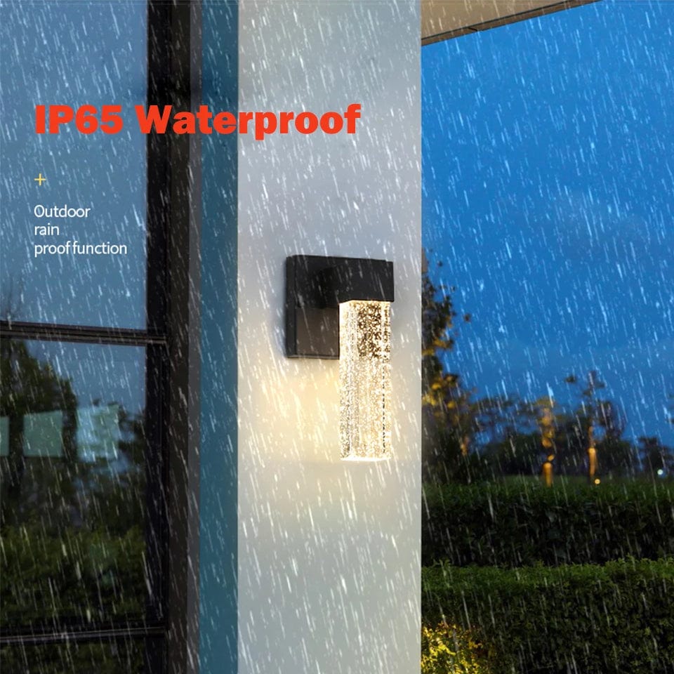 IP65 Vattentät Modern Utomhusvägglampa – Aluminium Utvändig Vägglykta för Trädgård och Balkong Carvallo