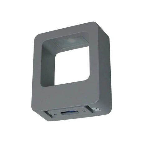 IP65 Vattentålig Utomhus Vägglampa – Modern Design - Upp- och Nedljusterande - Svart/Grå - Idealisk för Trädgårds- och Patio Belysning Carvallo