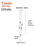 K9 Crystal LED Pendelarmatur – Anpassningsbar Hänglampa för Vardagsrum, Sovrum och Kommersiella Utrymmen Carvallo