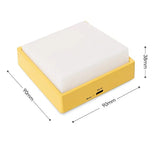 LED Sängbordslampa med magnetisk attraktion – Modern nattdukslamp för sovrum, varm vit ljusglöd, USB uppladdningsbar Carvallo