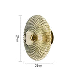 LED Glas Väggsconce Carvallo