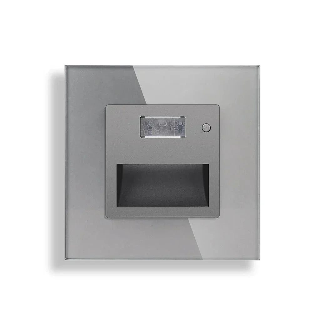 LED Rörelsesensor Trappa Lampa – Inbyggd Inomhusbelysning för Trapphus och Korridor, Energibesparande PIR Sensor Carvallo