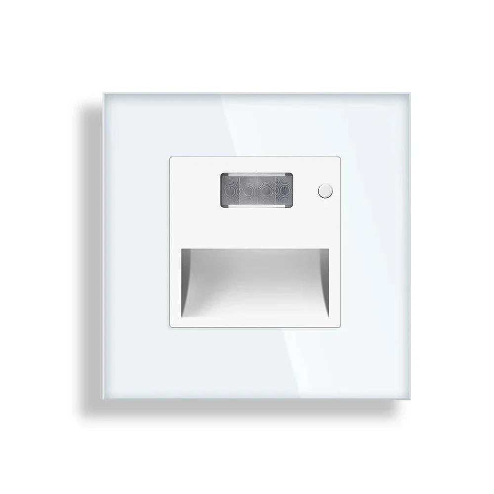 LED Rörelsesensor Trappa Lampa – Inbyggd Inomhusbelysning för Trapphus och Korridor, Energibesparande PIR Sensor Carvallo