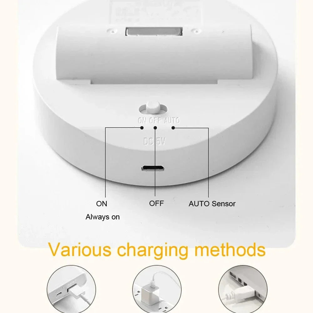 LED Nattlampa - Uppladdningsbar Rörelsesensor Carvallo