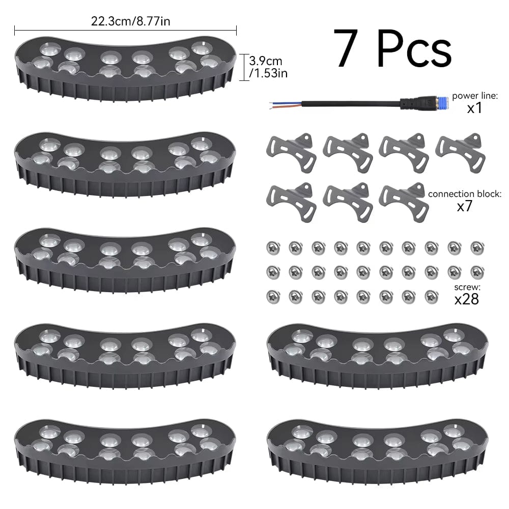 LED Utomhus Spotlights Med Spikfäste – IP65 Klassad - RGB - Aluminium - Trädgårdslandskapsbelysning - 12W - Hållbar och Väderbeständig Carvallo