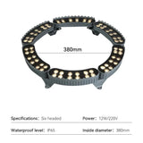 LED Utomhus Spotlights Med Spikfäste – IP65 Klassad - RGB - Aluminium - Trädgårdslandskapsbelysning - 12W - Hållbar och Väderbeständig Carvallo