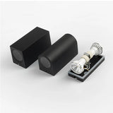 LED Utomhusvägglampa - Vattentålig Design - IP65 Klassad - Hållbart ABS Material - Modern Cylindrisk Form - 6W Effekt - Inomhus/Utebruk Carvallo