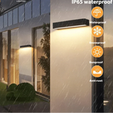 LED Utomhusvägglampor - Vattentäta Aluminiumvägglampetter för Veranda, Patio och Garage - Moderna Utomhusvägglyktor Carvallo
