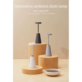 LED Laddningsbar Skrivbordslampa - Touch Dimming - Modern Design - Tre Färgtemperaturer - Sladdlös - Ideal För Inomhusbruk - Snygg Estetik Carvallo