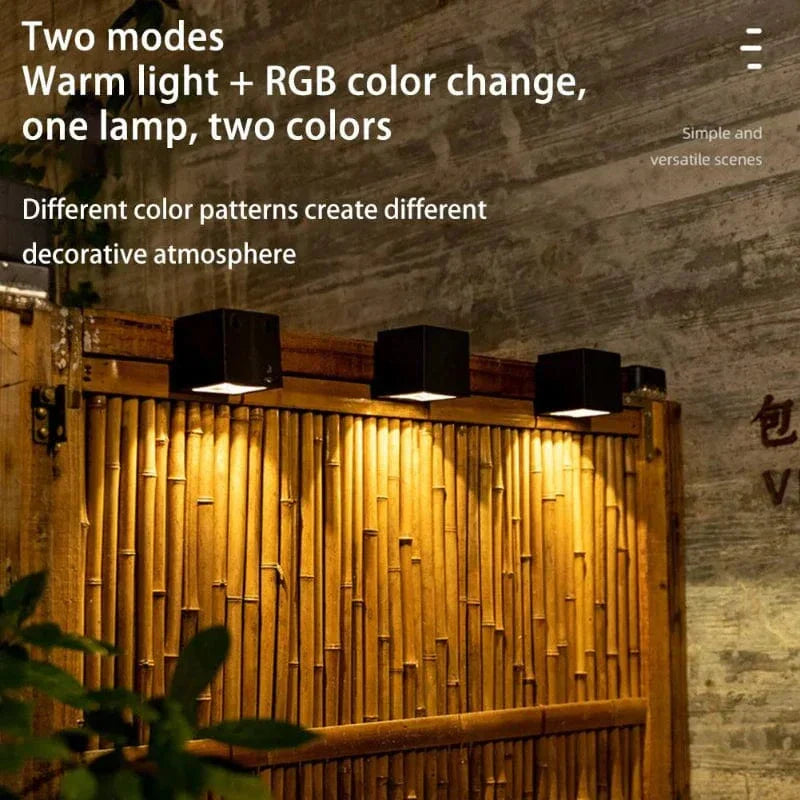 LED Solarbelysning för Vägg – Utomhusmontering – IP65 Vattentålig – Europeisk Stil - Manuell Strömbrytare - Trädgårdsbelysning - 6-12 Timmars Belysning Carvallo