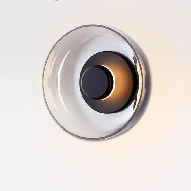 LED Vägglampa Med Glas Skärm - Modern Design - Varm Vit Ljus - Järn Konstruktion - Inomhus Vägglampor - Dekorativa Väggfästen Carvallo