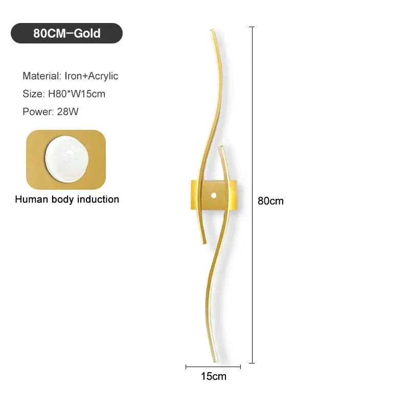 LED Väggregal PIR Rörelsesensor Carvallo