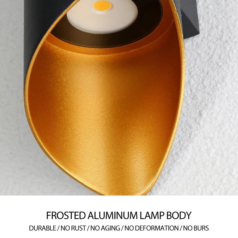 LED Vägglampa - Väggmonterad - IP65 Vattentät - Kreativ Upp-och-Ner Belysning - Modern Design - Lämplig för Inomhus/Utomhusbruk Carvallo