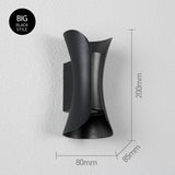 LED Vägglampa Med Modern Design – Vattentät - Aluminium - Inomhus/Utebruk Carvallo