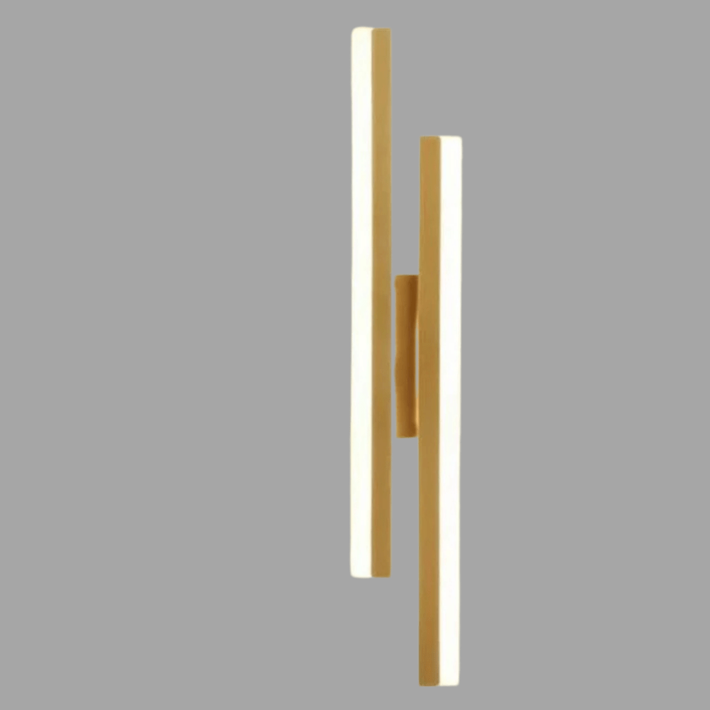 LED Vägglampa Med Akryl Lampskärm – Inomhus Väggljus - Modern Koppardesign - Justerbar Färgtemperatur - Guld/Svart Finish Carvallo