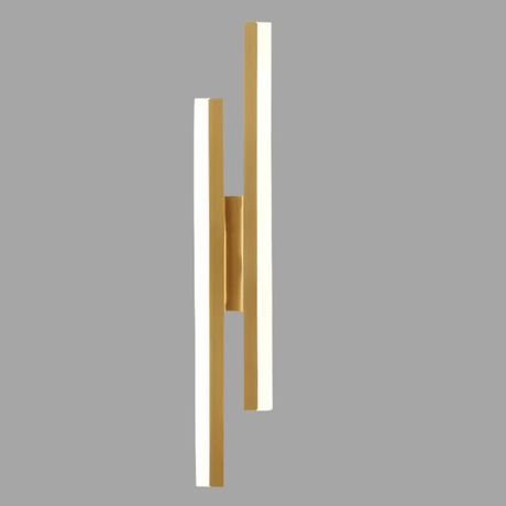 LED Vägglampa Med Akryl Lampskärm – Inomhus Väggljus - Modern Koppardesign - Justerbar Färgtemperatur - Guld/Svart Finish Carvallo