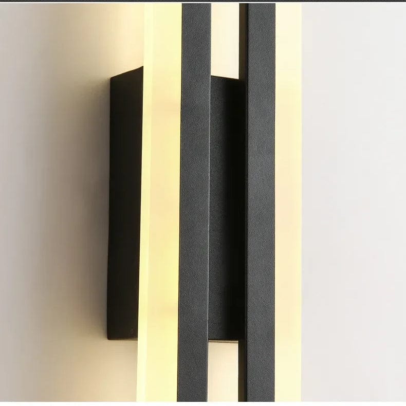 LED Vägglampa Med Akryl Lampskärm – Inomhus Väggljus - Modern Koppardesign - Justerbar Färgtemperatur - Guld/Svart Finish Carvallo