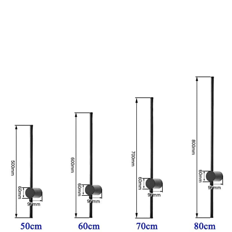 Lång Stripe LED Väggljus Carvallo