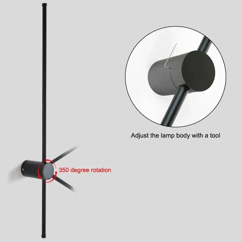 Lång Stripe LED Väggljus Carvallo