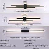 Minimalistisk LED Vägglampa – Modern Svart Järn Sconcelampa för Vardagsrum och Sovrum, Justerbara Höjdalternativ Carvallo