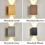 Modern 6W LED Vägglampa - Dubbelhuvud Carvallo