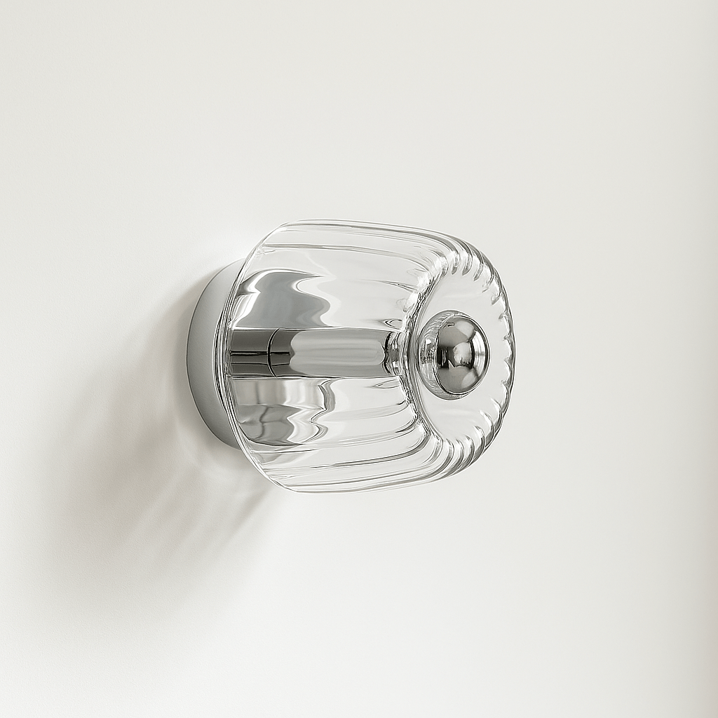 Modern Bauhaus Glass Wall Lamp Carvallo