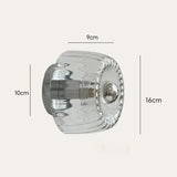 Modern Bauhaus Glass Wall Lamp Carvallo