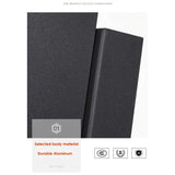 Moderna svarta LED utomhusvägglampor med rörelsesensor och skymning-till-gryning-funktion - Väderbeständig sconce för entré och garage Carvallo