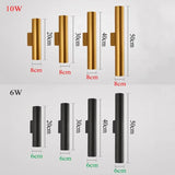 Modern Cylinder 6W 10W LED Vägglampa Carvallo