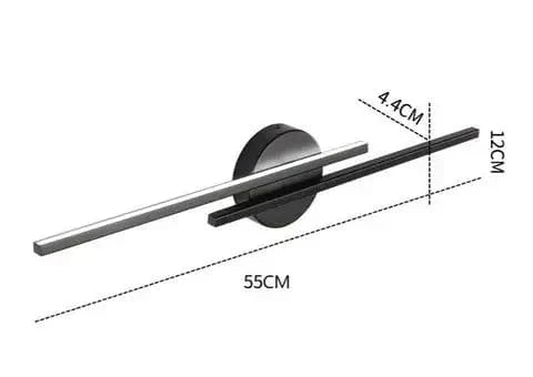 Modern minimalist dual-line LED vägglampa Carvallo
