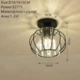 Modern Flush Mount Ceiling Light Fixture – K9 Crystal - LED Kompatibel - Elegant Design - Inomhusbruk - Polerad Krom Finish Carvallo