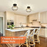 Modern Flush Mount Ceiling Light Fixture – K9 Crystal - LED Kompatibel - Elegant Design - Inomhusbruk - Polerad Krom Finish Carvallo