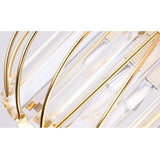 Modern Flush Mount Ceiling Light Fixture – K9 Crystal - LED Kompatibel - Elegant Design - Inomhusbruk - Polerad Krom Finish Carvallo