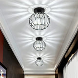 Modern Flush Mount Ceiling Light Fixture – K9 Crystal - LED Kompatibel - Elegant Design - Inomhusbruk - Polerad Krom Finish Carvallo