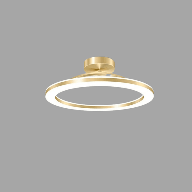 Modern Flush Mount LED Taklampa – Justerbar Färgtemperatur - Järn och Akryl - Finns i Guld och Svart Carvallo