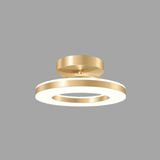 Modern Flush Mount LED Taklampa – Justerbar Färgtemperatur - Järn och Akryl - Finns i Guld och Svart Carvallo