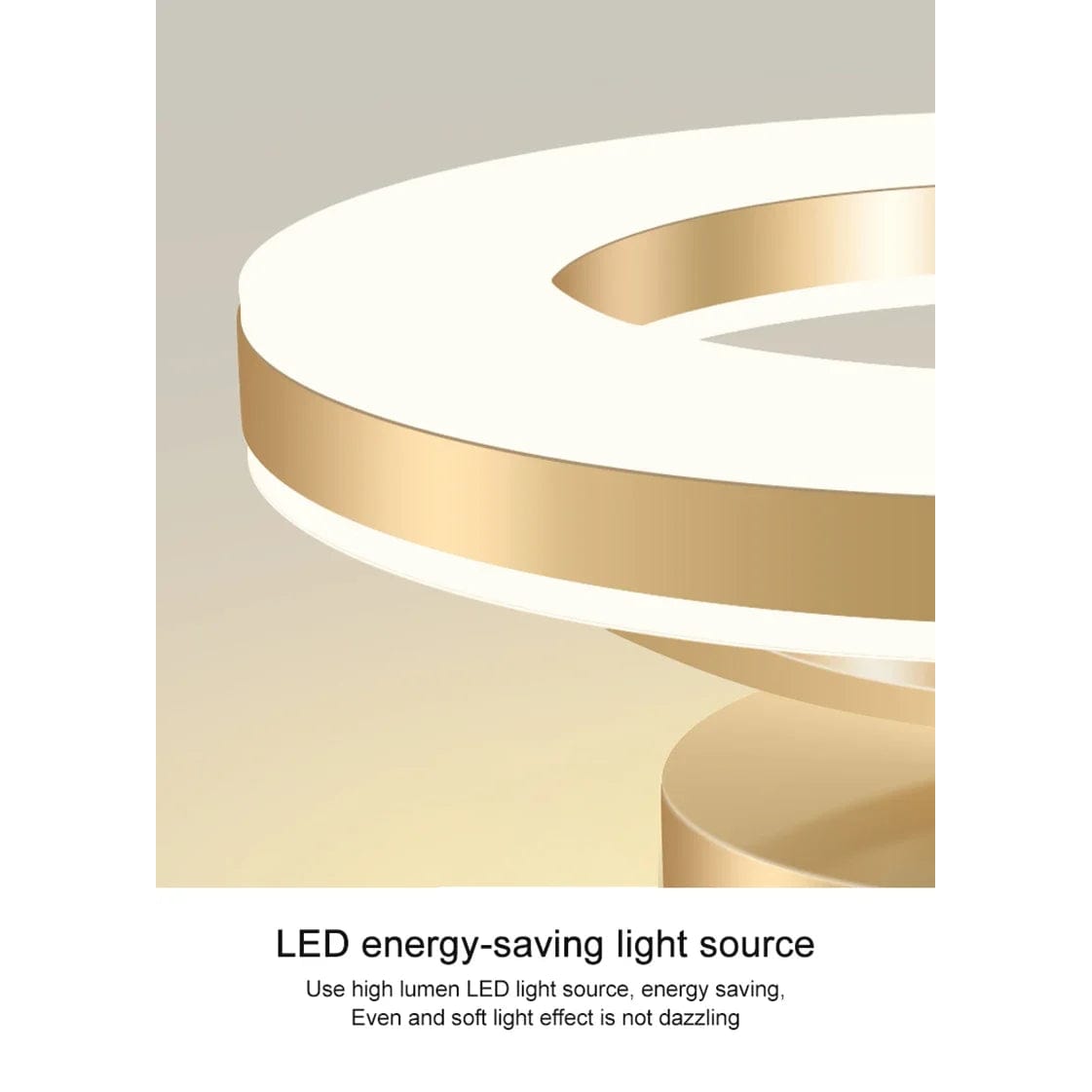 Modern Flush Mount LED Taklampa – Justerbar Färgtemperatur - Järn och Akryl - Finns i Guld och Svart Carvallo