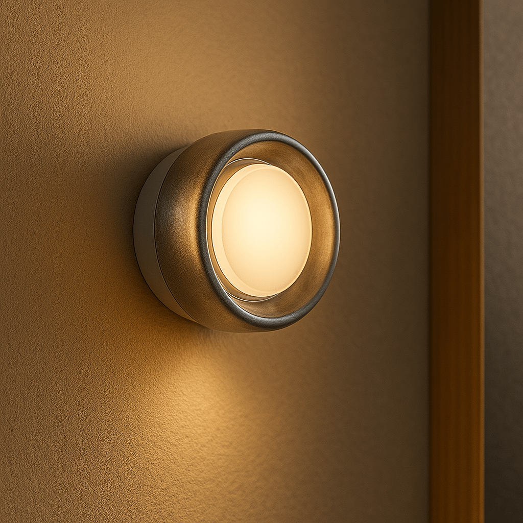 Modern glas skugga LED vägglampa Carvallo