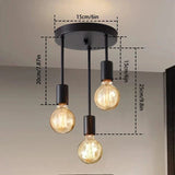 Modern Industriell Taklampa Carvallo