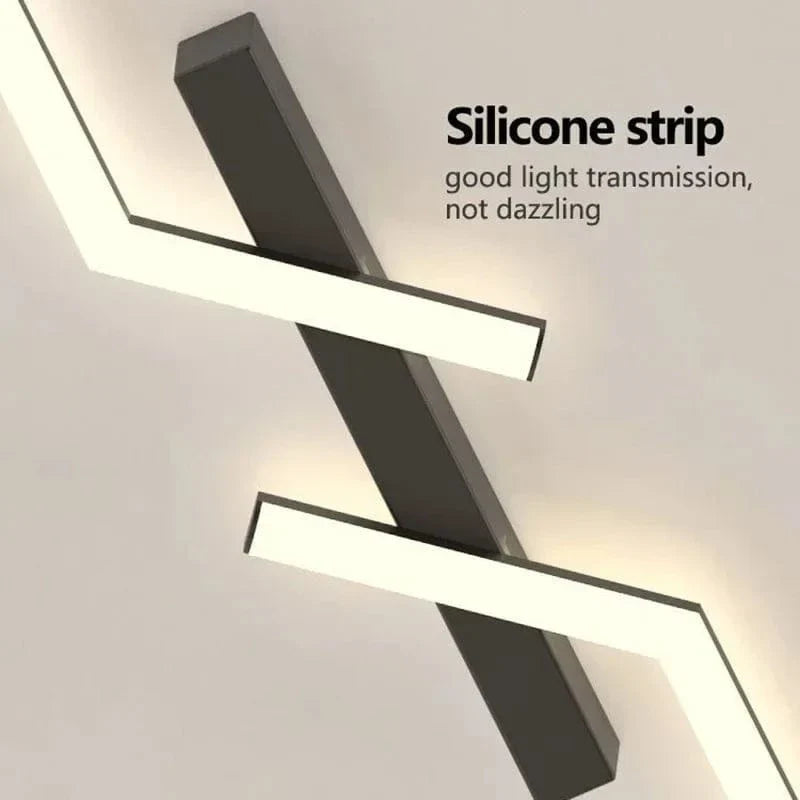 Modern LED Taklampa - Ytmonterad - Dimbara - Justerbar Färg - Svart & Guld - Energibesparande - Lämplig för Vardagsrum & Sovrum Carvallo