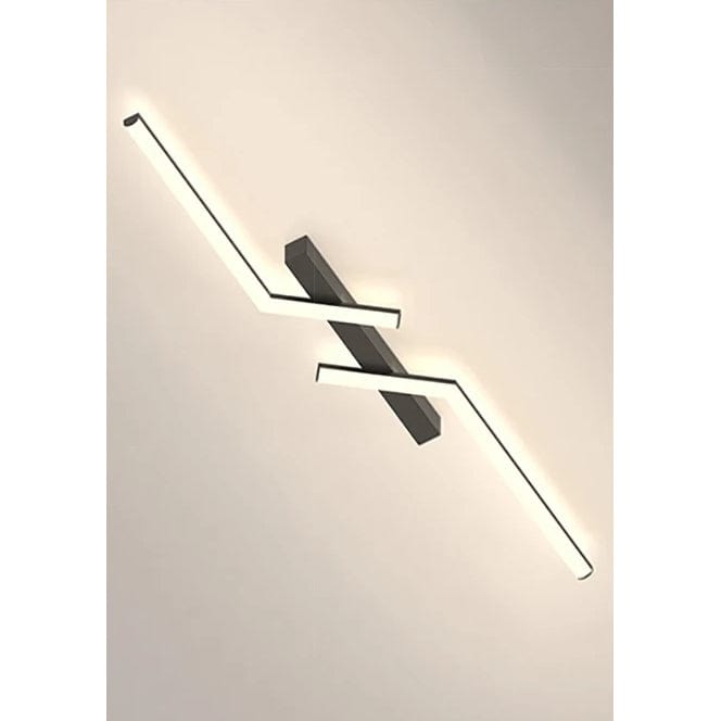 Modern LED Taklampa - Ytmonterad - Dimbara - Justerbar Färg - Svart & Guld - Energibesparande - Lämplig för Vardagsrum & Sovrum Carvallo