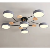 Modern LED Krona - Inomhusbelysning - Justerbar Färgtemperatur - Tre Ljuslägen - Stilig Metall- och Glasdesign - 16 cm Höjd Carvallo