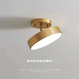 Modern LED Takmonterad Lampa - Dimmerbar - Justerbar Färgtemperatur - Kopparfinish - Lämplig för Sovrum, Vardagsrum och Korridor Carvallo