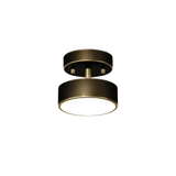 Modern LED Takmonterad Lampa - Dimmerbar - Justerbar Färgtemperatur - Kopparfinish - Lämplig för Sovrum, Vardagsrum och Korridor Carvallo