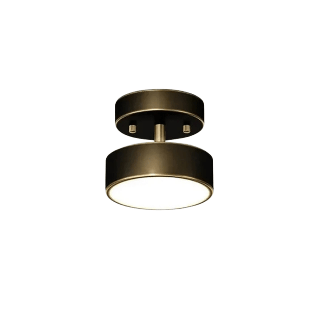 Modern LED Takmonterad Lampa - Dimmerbar - Justerbar Färgtemperatur - Kopparfinish - Lämplig för Sovrum, Vardagsrum och Korridor Carvallo