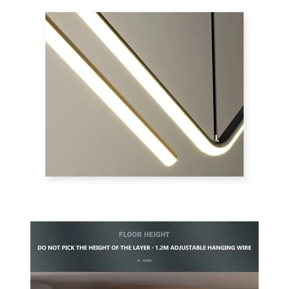 Modern LED Pendelarmatur - Justerbar Höjd - Dimbar - Svart Aluminium - Kalla/Varma/Neutrala Nyansar - Inomhusbelysning Carvallo