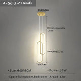 Modern LED Pendellampa - Enkel eller Dubbel Huva Carvallo