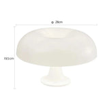 Modern LED Bordslampa Med USB-Laddning - Dimbart - Tre Färger Temperaturnivå - Stilren ABS Design - Ideal För Sovrum eller Vardagsrum Carvallo