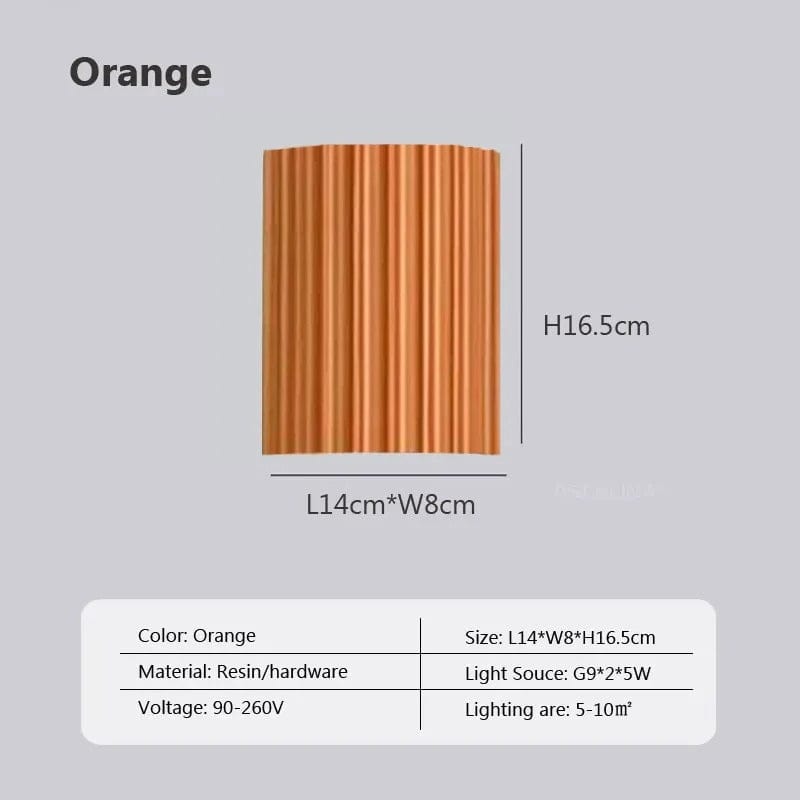 Modern LED Vägglampa - Minimalistisk Macaron Applicering Carvallo